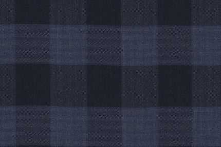 JT-2195040/G1-23005 Navy With Blue Check Jacket Fabric