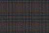 JT-2195047/G1-23012 Dark Brown With Teal Check Suit Fabric