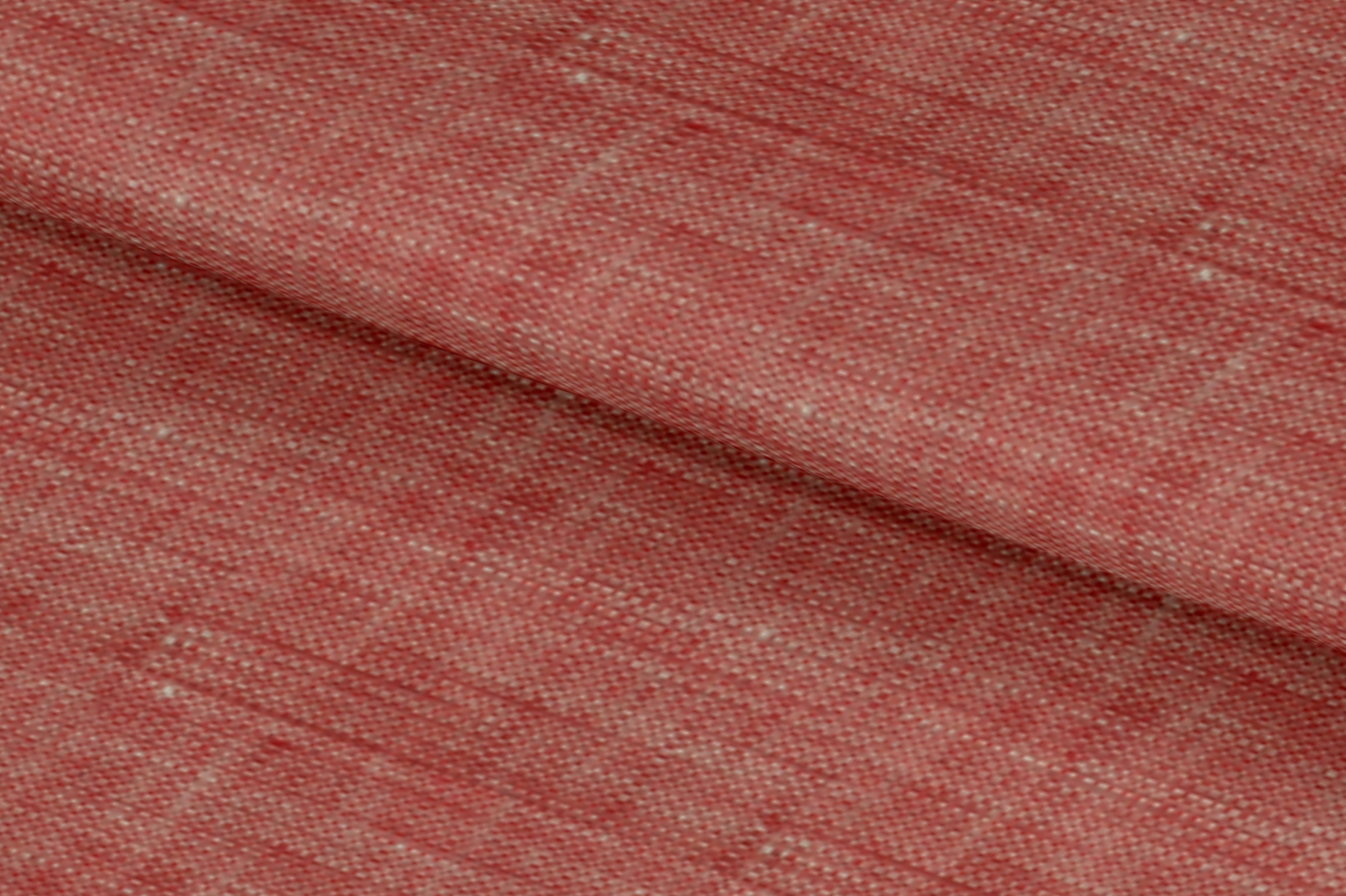LH2101-10/W6-36645 Denim Red Solid Linen Shirting Fabric