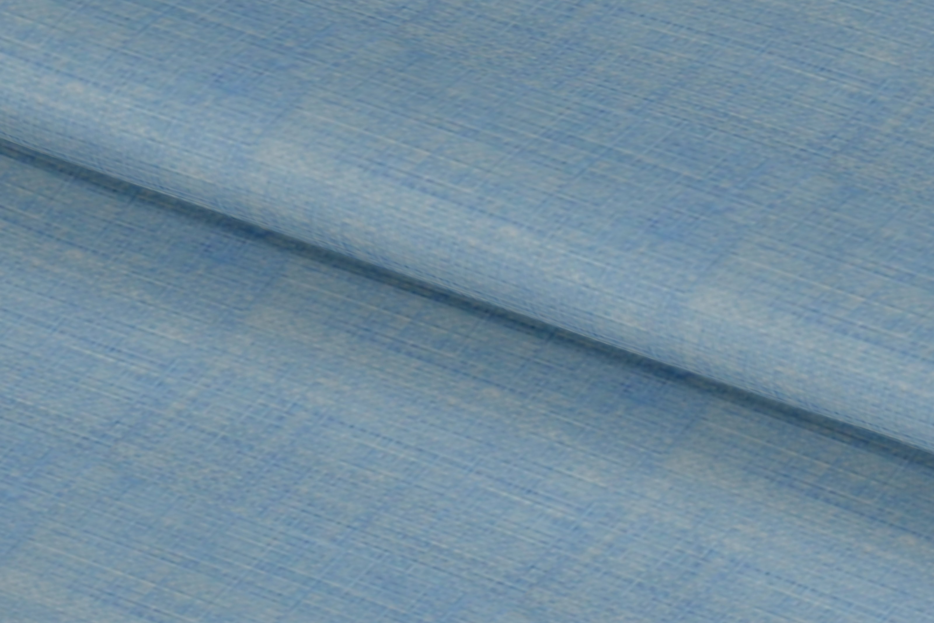 LH2101-16/W6-36651 Light Blue Solid Linen Shirting Fabric