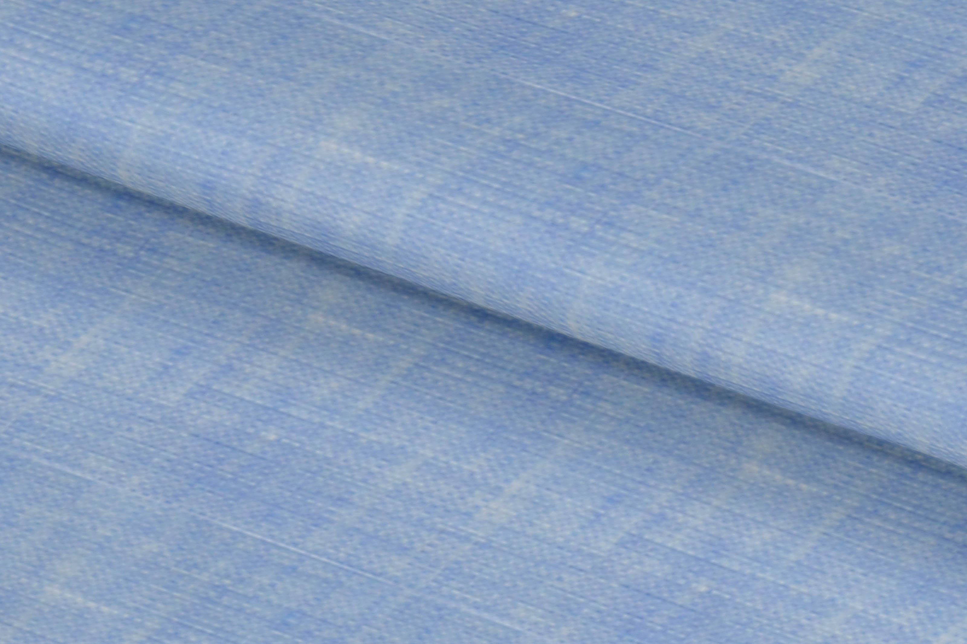 LH2101-17/W6-36652 Medium Light Blue Solid Linen Shirting Fabric