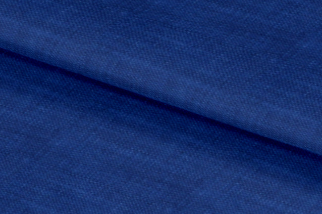 LH2101-24/W6-36659 Royal Blue Solid Linen Shirting Fabric