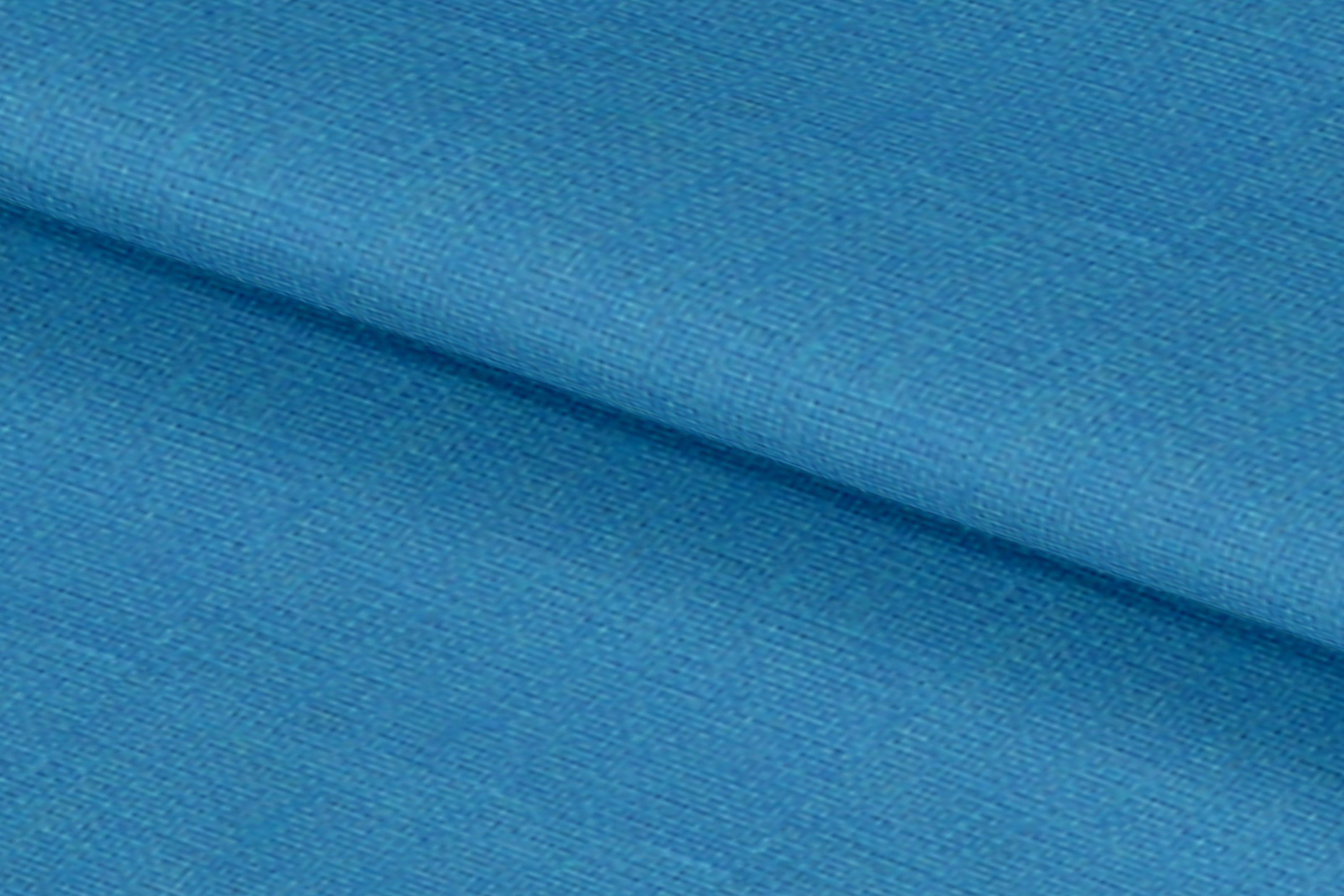 LH2101-30/W6-36662 Blue Solid Linen Shirting Fabric