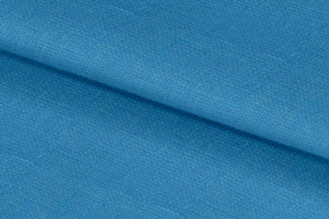 LH2101-30/W6-36662 Blue Solid Linen Shirting Fabric