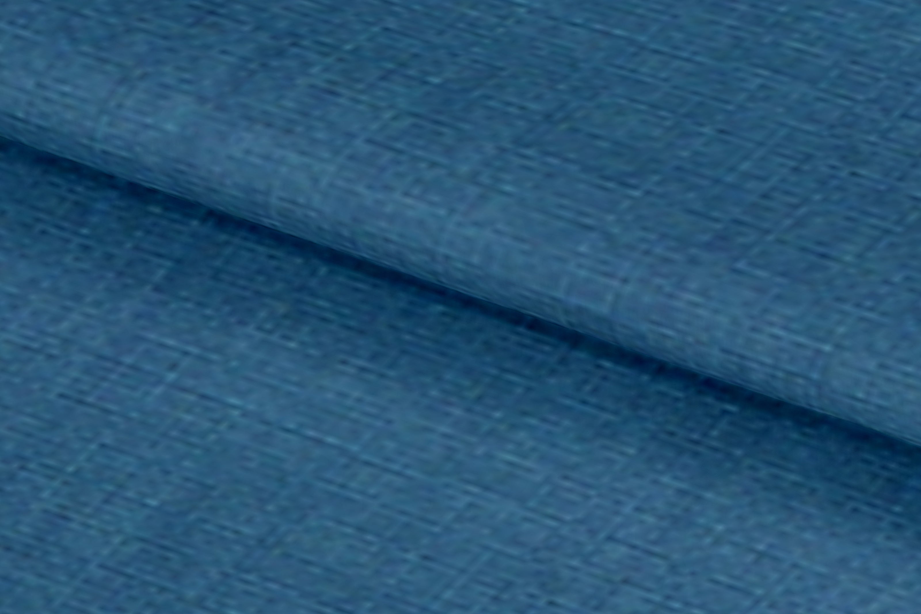 LH2101-31/W6-36663 Blue Solid Linen Shirting Fabric