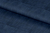 LH2101-33/W6-36665 Grey Blue Solid Linen Shirting Fabric