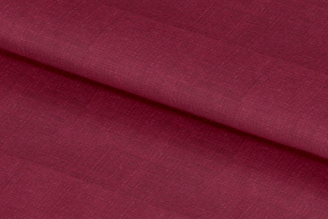 LH2101-36/W6-36666 Burgundy Solid Linen Shirting Fabric