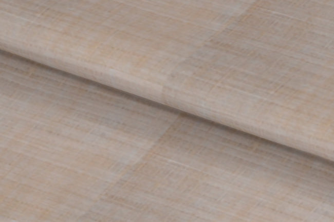 LH2101-42/W6-36672 Beige Yellow Solid Linen Shirting Fabric