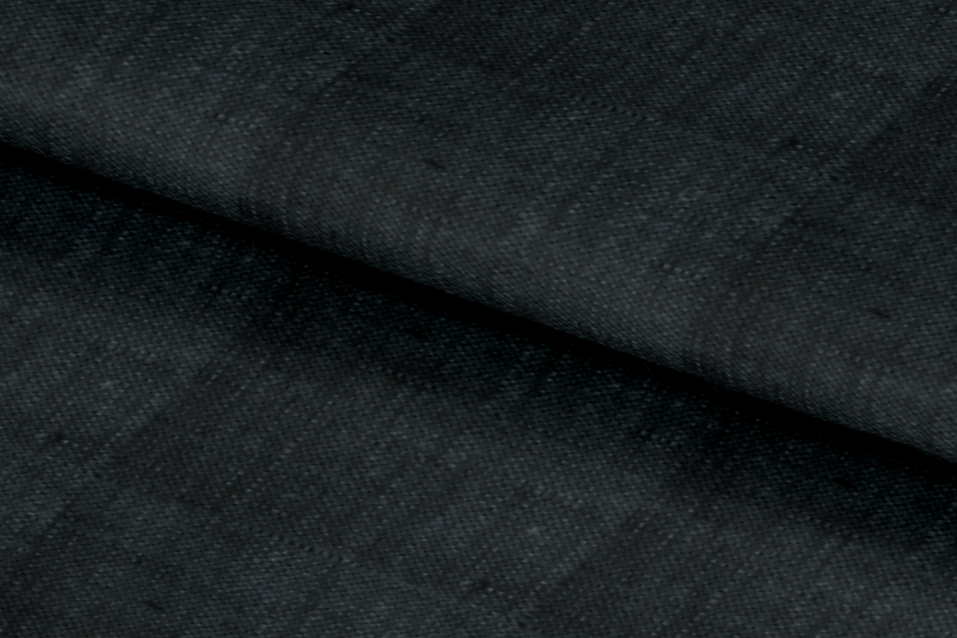 LH2101-48/W6-36678 Dark Grey Solid Linen Shirting Fabric