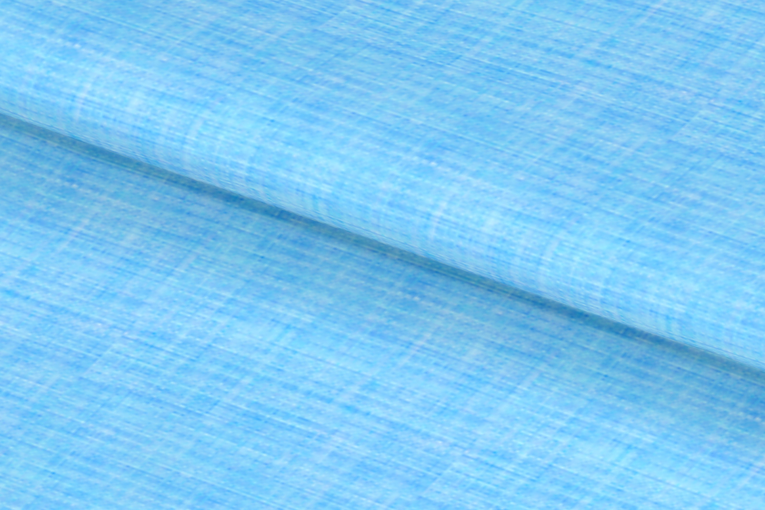 LH2101-8/W6-36643 Light Blue Solid Linen Shirting Fabric