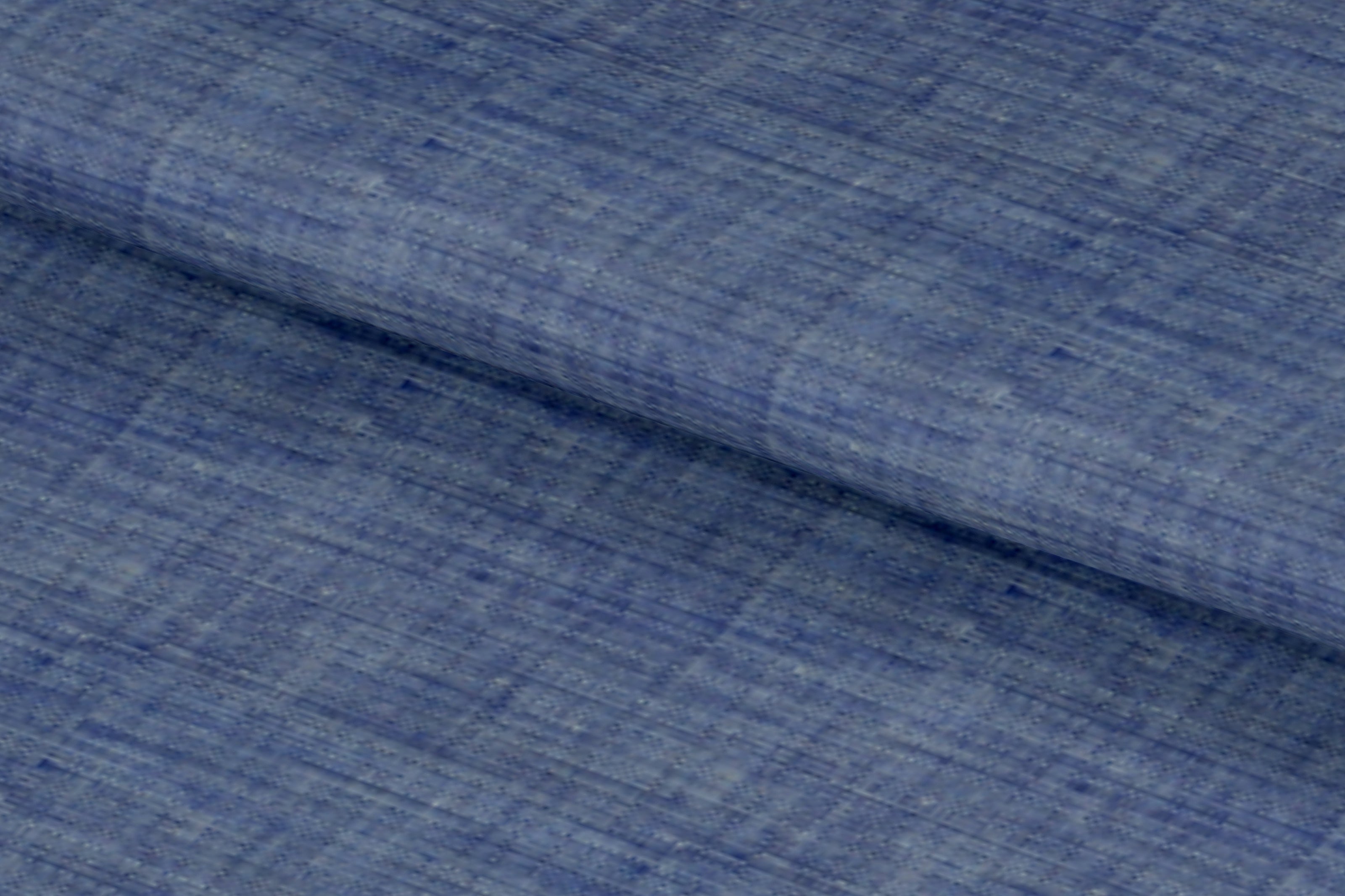LH2101-9/W6-36644 Denim Blue Solid Linen Shirting Fabric