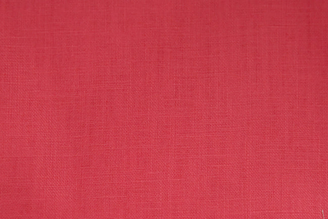 LN/9/M2-21435 Bright Pink Linen Plain Pants Fabric