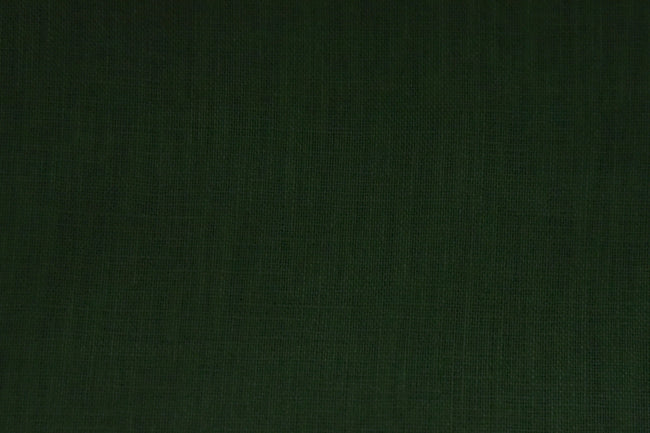 LN/18/M2-21444 Hunter Green Linen Plain Vest Fabric