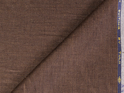LTL 04/T3-23168 Chocolate Brown Linen Suit Fabric
