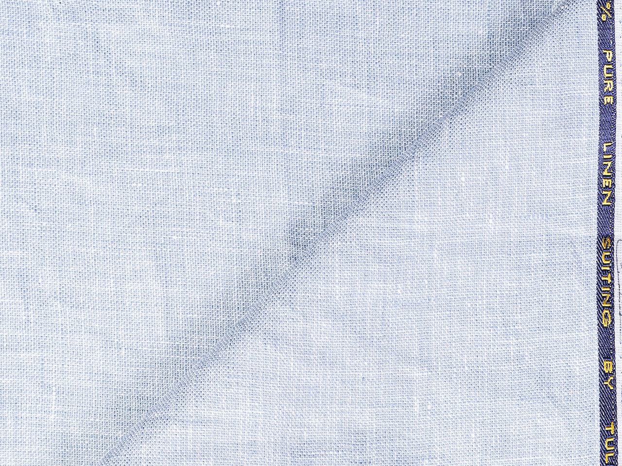LTL 10/T3-23174 Powder Blue Linen Vest Fabric
