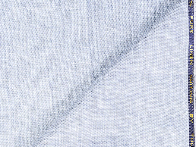 LTL 10/T3-23174 Powder Blue Linen Vest Fabric