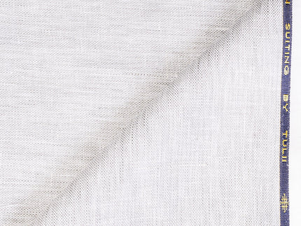LTL 13/T3-23177 Silver Linen Suit Fabric