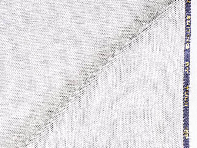 LTL 13/T3-23177 Silver Linen Pants Fabric