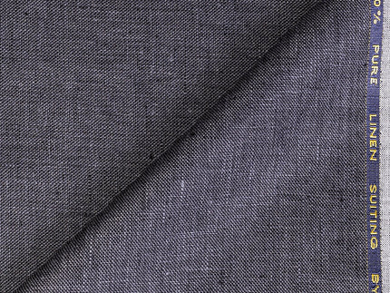 LTL 16/T3-23180 Grey Linen Suit Fabric
