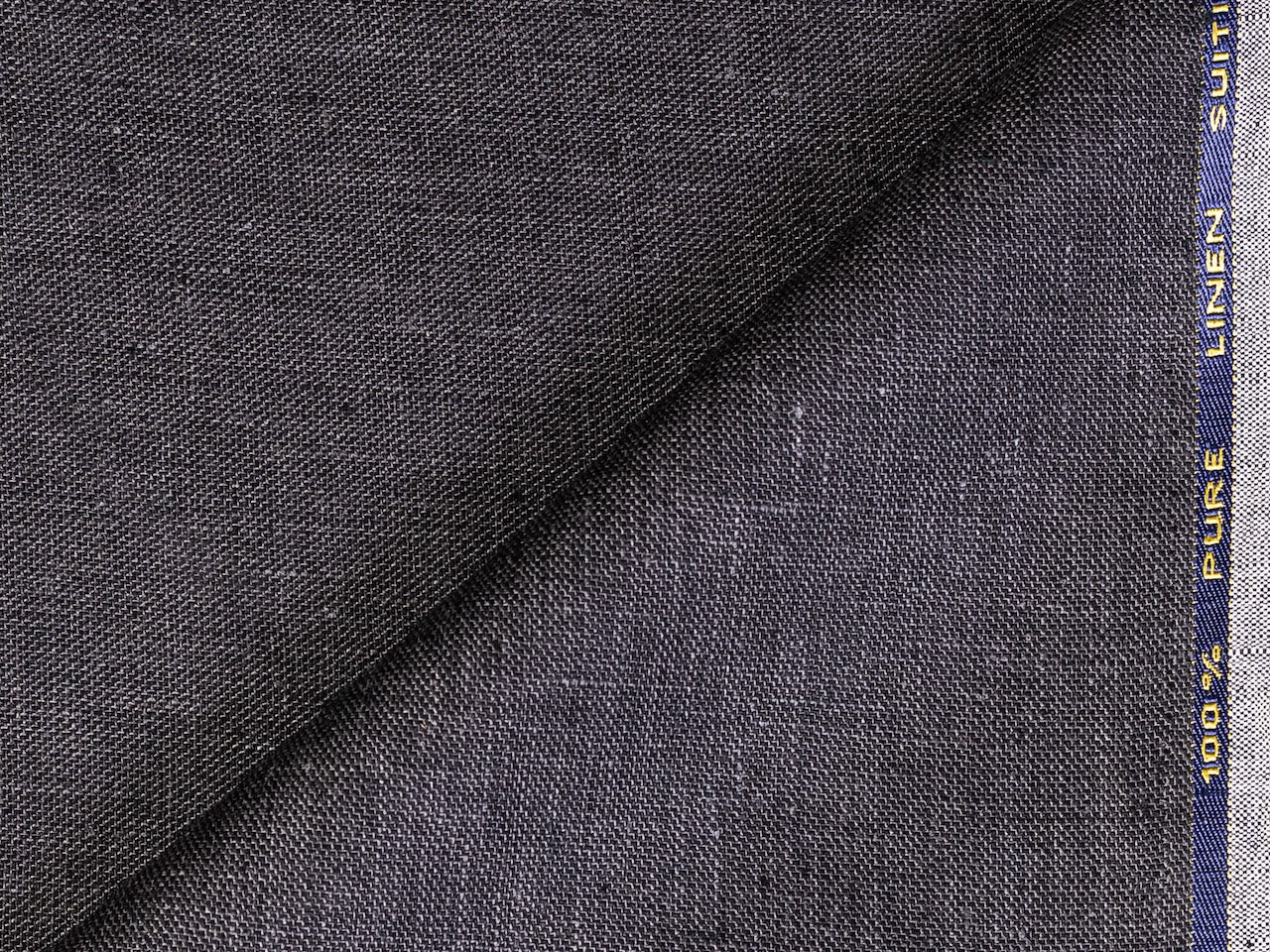 LTL 17/T3-23181 Charcoal Grey Linen Suit Fabric