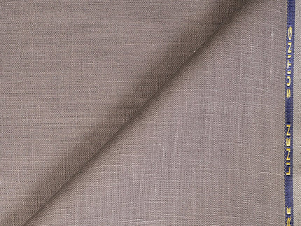 LTL 22/T3-23186 Taupe Linen Suit Fabric
