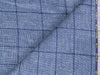 LTL 35/T3-23142 Denim Blue Check Linen Pants Fabric