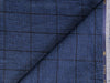 LTL 36/T3-23143 Navy Blue Check Linen Vest Fabric