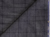 LTL 37/T3-23144 Charcoal Grey Check Linen Suit Fabric