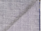LTL 43/T3-23152 Slate Grey With White Check Linen Pants Fabric