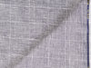 LTL 43/T3-23152 Slate Grey With White Check Linen Pants Fabric