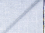 LTL 44/T3-23153 Baby Blue With White Check Linen Pants Fabric
