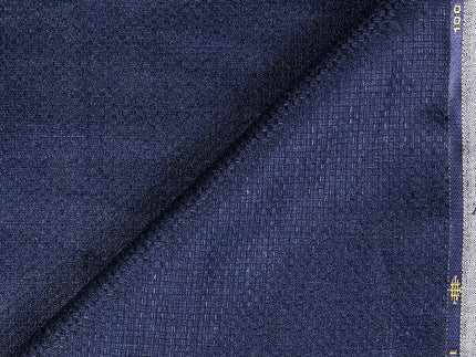 LTL 48/T3-23158 Navy Pattern Linen Suit Fabric