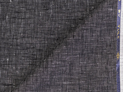 LTL 50/T3-23159 Black Linen Suit Fabric