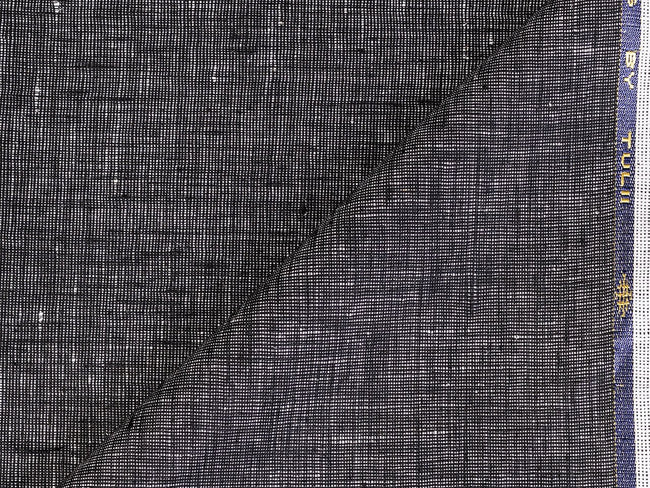 LTL 50/T3-23159 Black Linen Pants Fabric