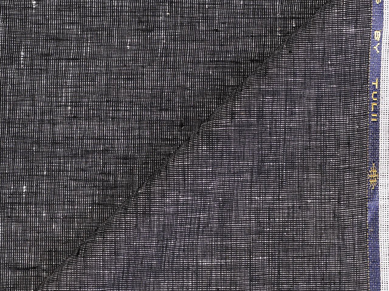 LTL 50/T3-23159 Black Linen Vest Fabric