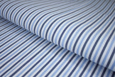 P-533/5853 Fine Cotton Two Tone Blue Stripes Shirting Fabric