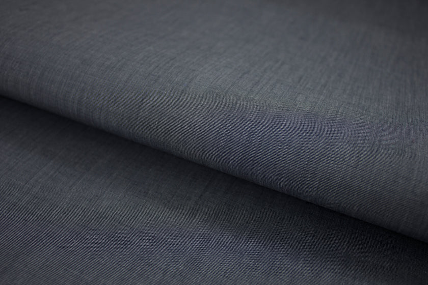P-696/5684 Fine Cotton Two Tone Blue Texture Shirting Fabric
