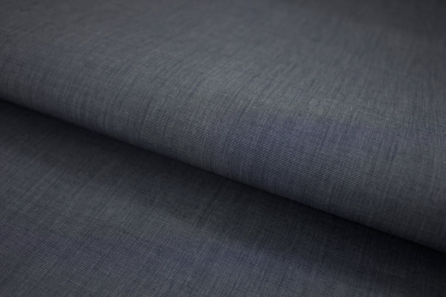 P-696/5684 Fine Cotton Two Tone Blue Texture Shirting Fabric