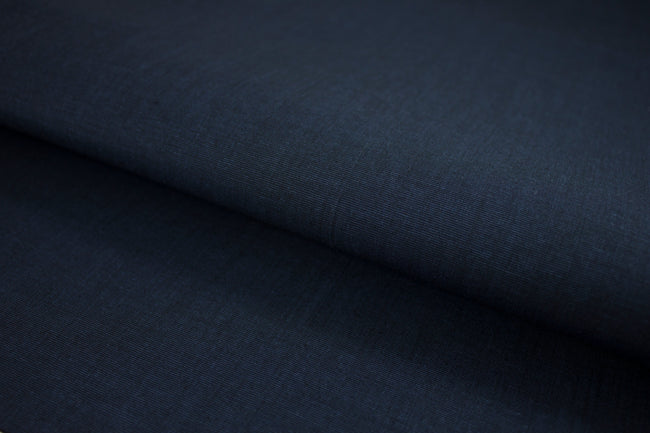 P-697/5685 Fine Cotton Texture-Navy Blue Shirting Fabric