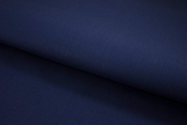 P-699/5687 Fine Cotton Navy Blue Texture Shirting Fabric