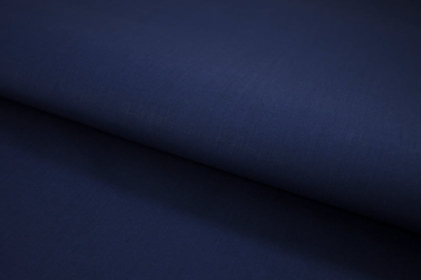 P-699/5687 Fine Cotton Navy Blue Texture Shirting Fabric