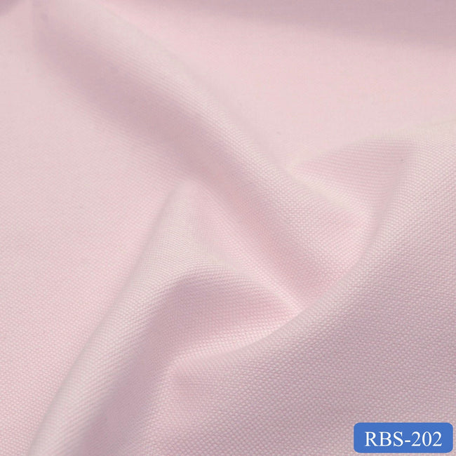 RBS 202 Pink Plain Super Fine 2-ply Cotton Shirting Fabric