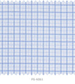 S6061/N3-34602 White with Blue Check Fine Giza Cotton Shirting Fabric