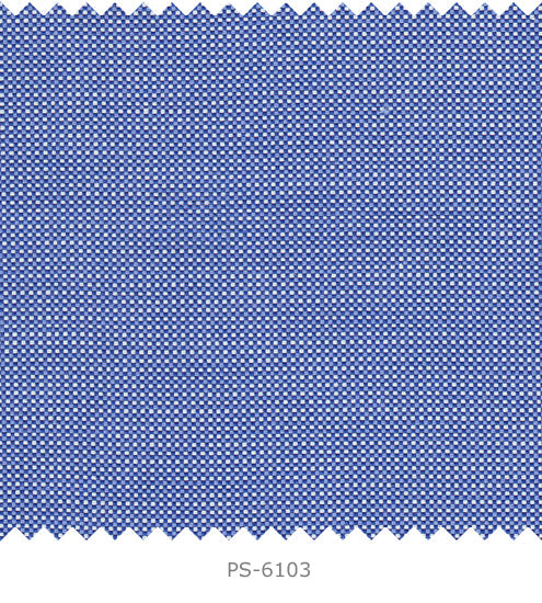 S6103/N3-34470 Blue with White Dots Fine Giza Cotton Shirting Fabric