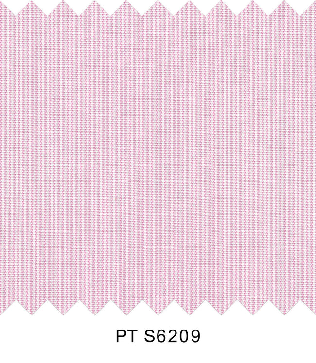S6209/N3-34495 Pink and White Stripe Fine Giza Cotton Shirting Fabric