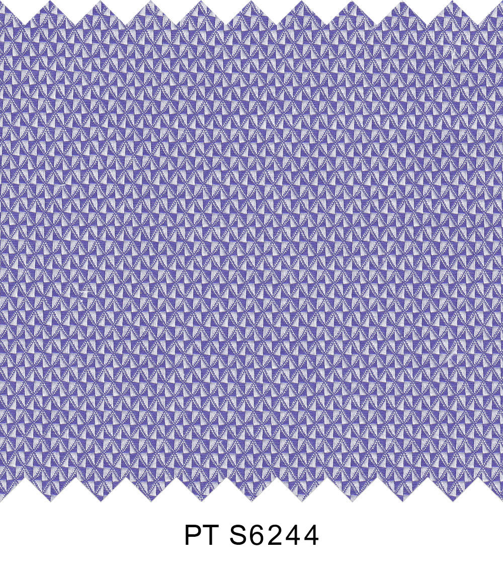 S6244/N3-34532 Royal Blue Texture Textured Fine Giza Cotton Shirting Fabric