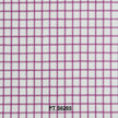 S6265/N3-34573 White with Pink Check Fine Giza Cotton Shirting Fabric