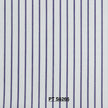 S6266/N3-34574 White with Dark Purple Stripe Fine Giza Cotton Shirting Fabric