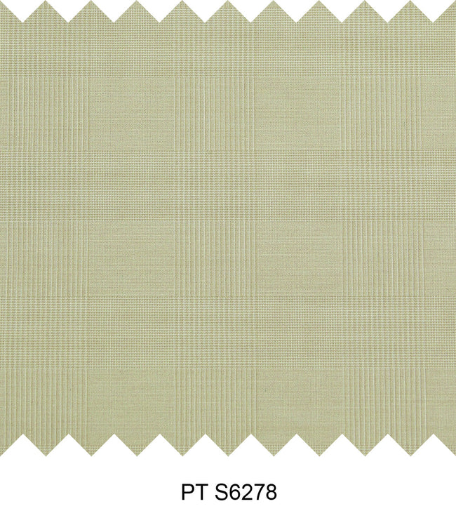 S6278/N3-34436 Beige Windowpane Fine Giza Cotton Shirting Fabric