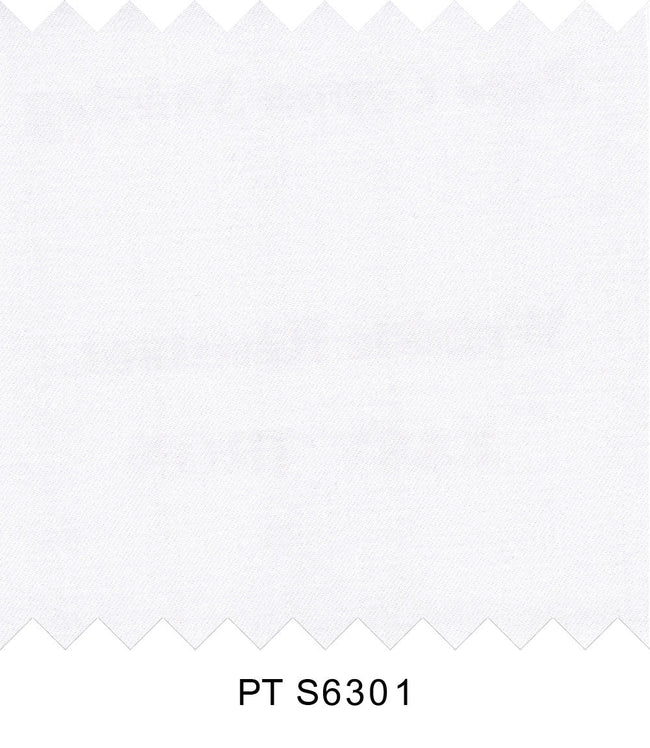 S6301/N3-34377 White Solid Fine Giza Cotton Shirting Fabric